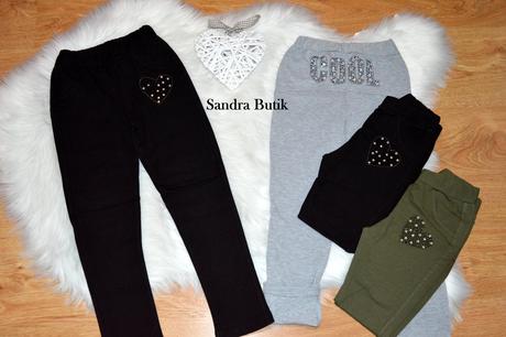 Detské zateplené legíny bavlnené, 80 - 176