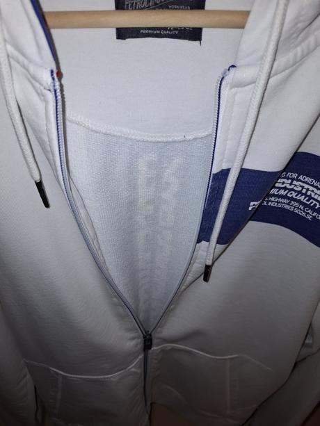 Biela mikina petrol industries s- ko, s
