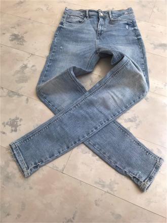 Trendové rifle s vysokým pásom, zara,38