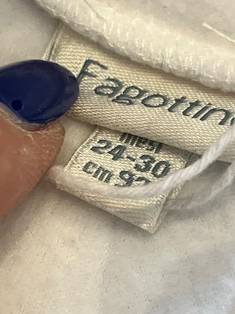 Detská flisová mikina biela (24-30 mes.), fagottino,92