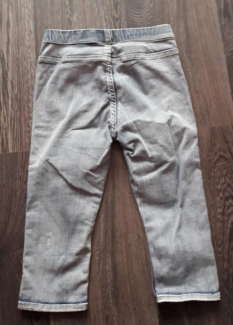 3/4riflové legíny h&m č.128, h&m,128
