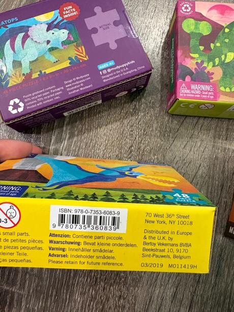 Mudpuppy - pre chlapcov puzzle a pexeso s dinosaur,