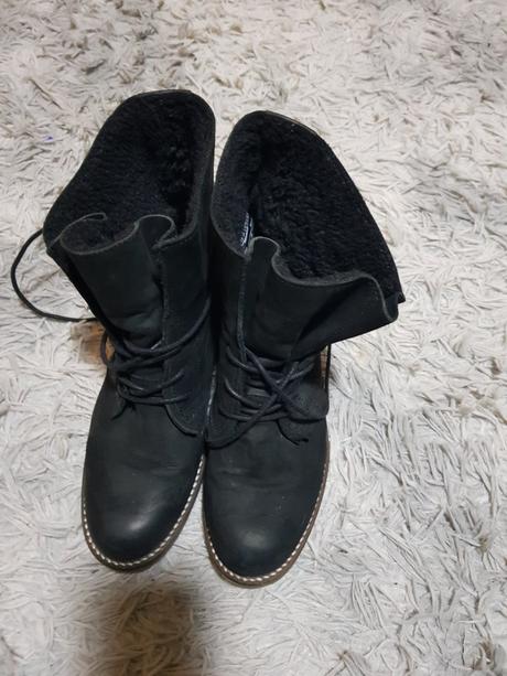 Kožené čižmy, deichmann,36