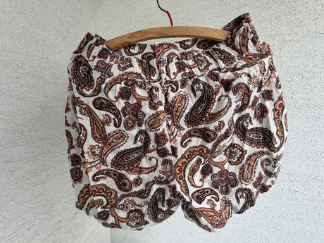 Boho l  lan bavlna etno vzor kratke nohavice, l