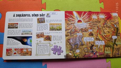 Dangers dinosaurs jigsaw book a,