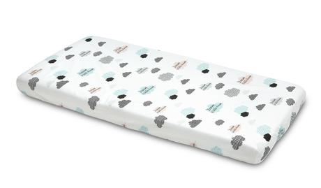 Sensillo bavlnená plachta s potlačou 60x120cm oblá, šírka (cm): 60,dĺžka (cm): 120