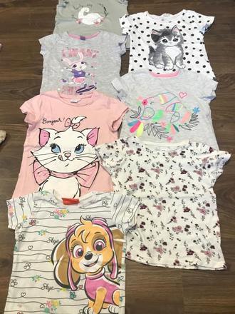 Trička letne 7ks, 104