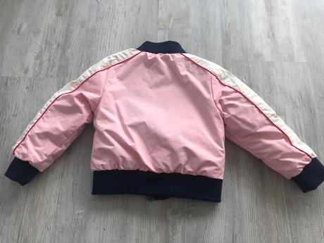 Obojstranná bomber bunda zateplená pre dievčatko, vingino,92