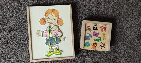 Predam drevene hracky/cena spolu za obe, 