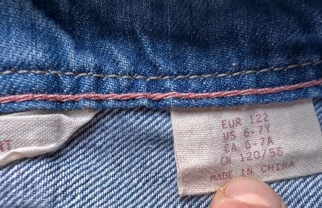 Rifľové kraťasy na traky pre dievča, h&m,122