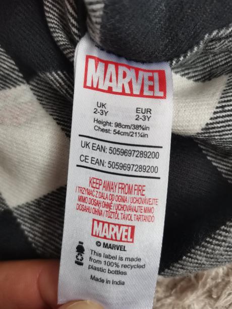 Károvaná košeľa marvel, marvel,98