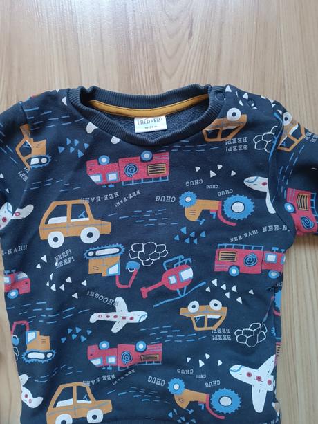 Súprava mikina a tepláky vzor dopravné prostriedky, f&f,92