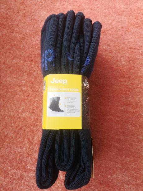Jeep pánske ponožky 3 páry veľkosť 39-45, 39 / 40