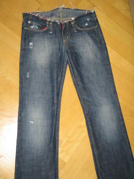 Blaumax dierovane boot cut jeans, s