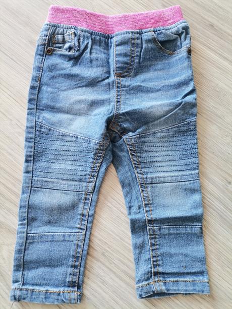 Dievčenské riflove džeginy - 80, pepco,80