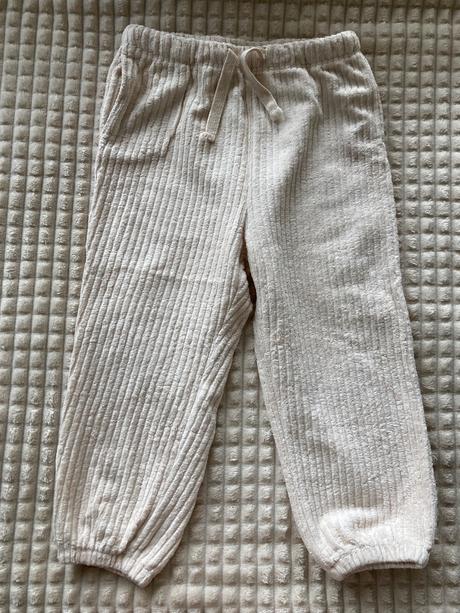 Menčestrové nohavice, h&m,92