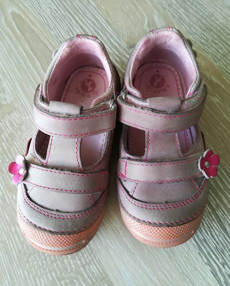 Kožené otvorené polotopánočky, d.d.step,22