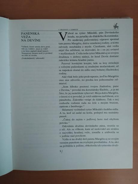 Mária ďuríčková - panenská veža na devíne (1988), 