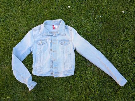 Rifľová bunda, h&m,34