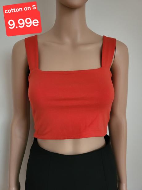 Cotton on- crop top s, s