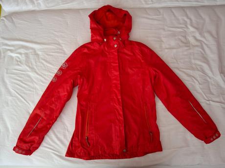 Detská outdoorova bunda s flísovou podšívkou, tchibo,164