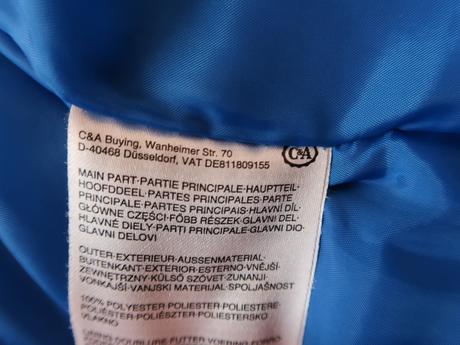 Chlapčenská predĺžená zimná bunda c&a 122 (6-7 r.), c&a,122