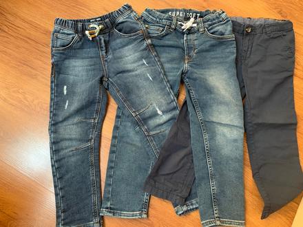 Detske rifle a tenke nohavice, next,104