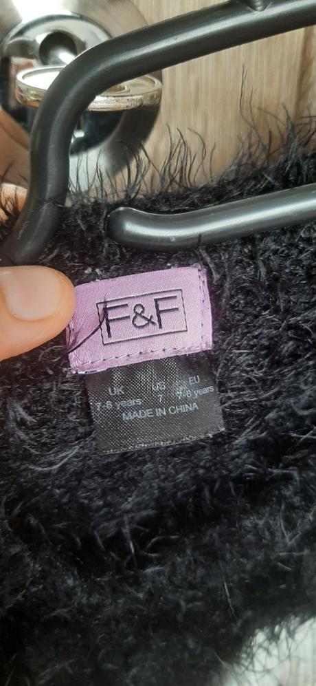 Hunaty svetrik s macom 7-8r, f&f,128