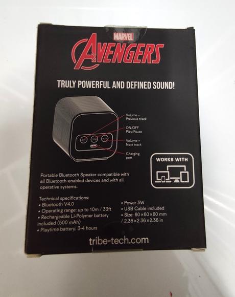 Marvel avengers iron man bluetooth reproduktor,