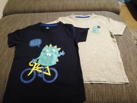 Tričká+kraťasy v top stave, lupilu,98