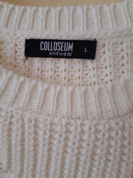 Svetrík s  originál dierami, l