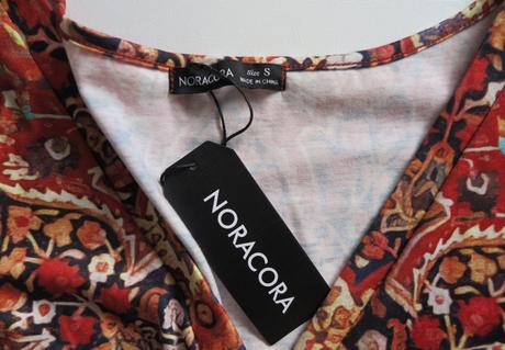 Boho tunika noracora s odhalenými ramenami, s