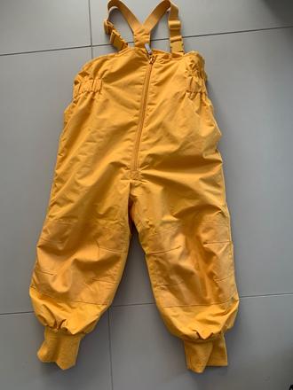 Zateplené nohavice do dažďa 98/104, tchibo,104