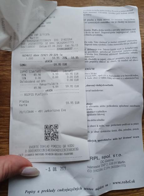 Lodičky, tamaris,39