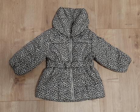 Dievcenska leopard prechodna bunda h&m velkost 80, h&m,80
