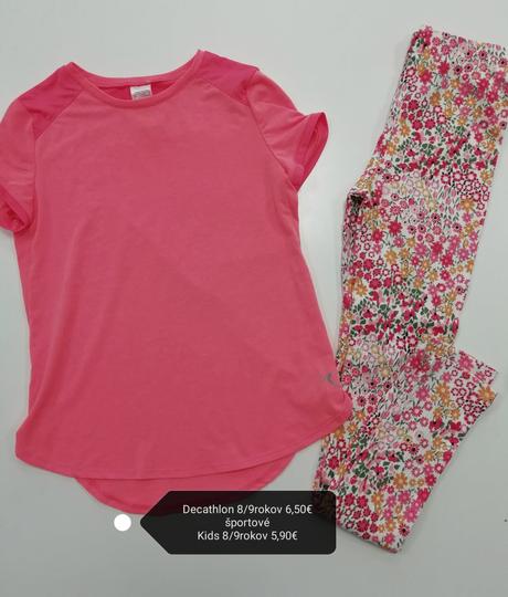Športové tričko drifit, decathlon,134
