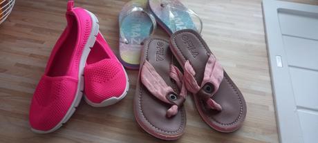 Slapky, letne tenisky, fila,33