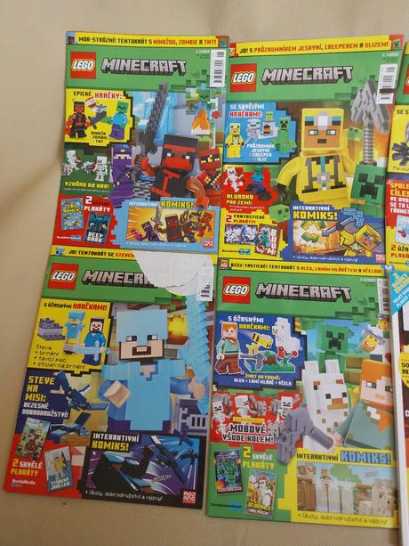 6x casopis minecraft, 