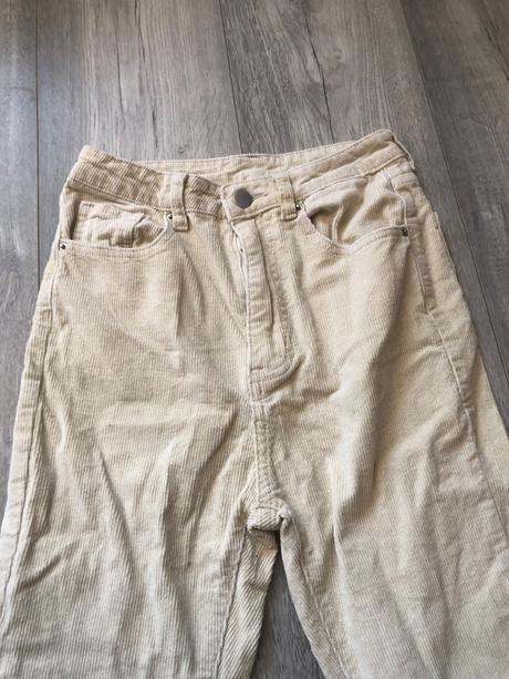 Menčestrové zvonové nohavice, xs