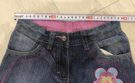 Predám dievčenské riflové kraťasy, topolino,122