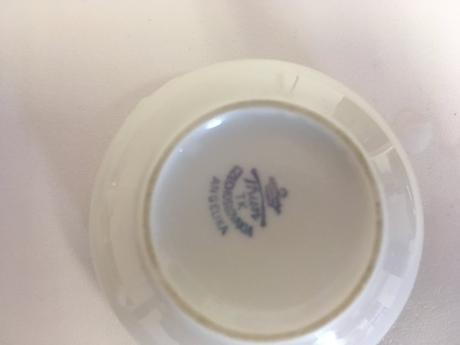 Porcelánové misky, značené - angelika, 