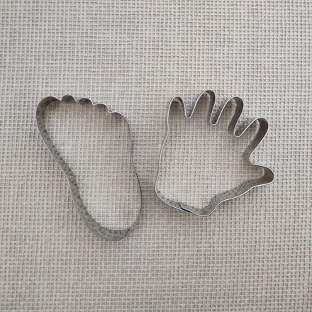 Vykrajovačky - chodidlo a rúčka bábätka,