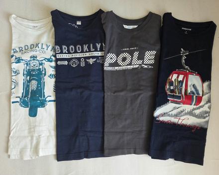 Chlapcenske tricka 4ks, 128