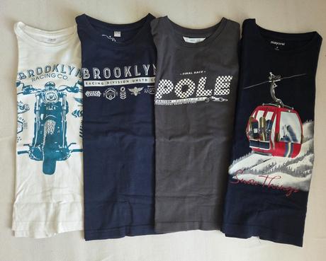 Chlapcenske tricka 4ks, 128