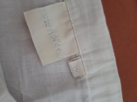 Biela letna sukna dlha s flitrami, l