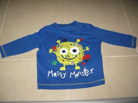 Tričko s dlhým rukávom, f&f,68