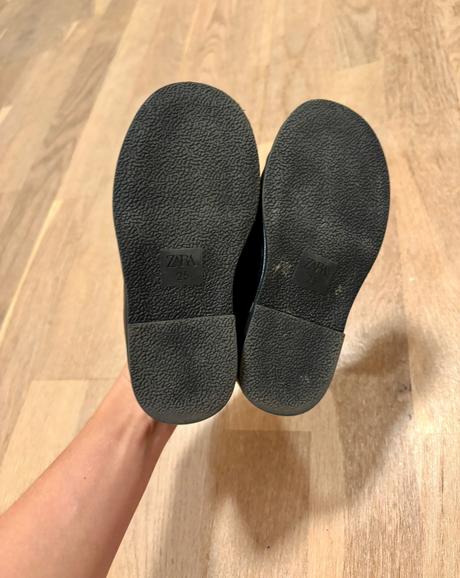 Chlapčenské kožené mokasíny veľkosť 25, zn. zara, zara,25