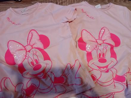 Dievčenské trička s krát. r. veľ. 134, f&f,134