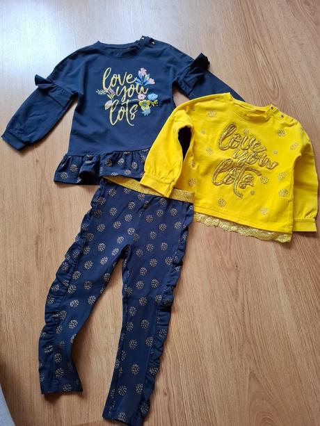 Legíny +tričká, coccodrillo,92