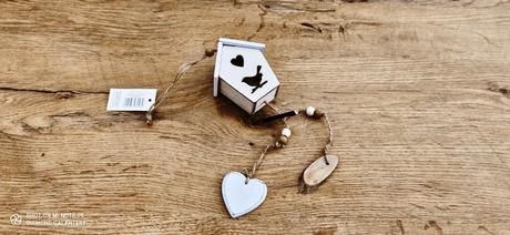 Drevený domček - závesný, 